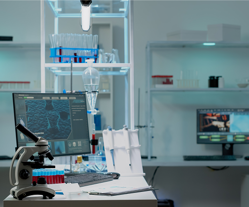 Modern science laboratory